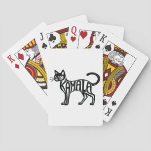 Jeu De Cartes Meowmala Kamala Chat sans enfant Lady Harris