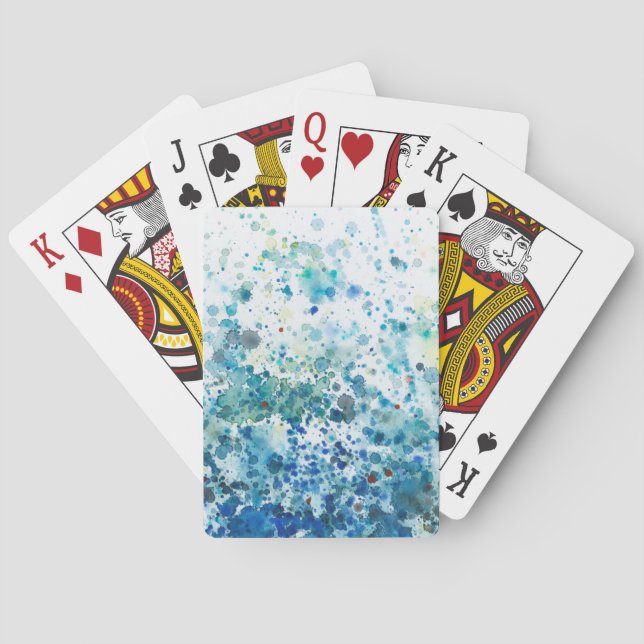 Jeu De Cartes Mer Speckée I (dos)