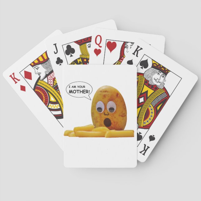 Jeu De Cartes Mère de pomme de terre drôle (dos)
