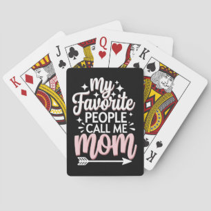 Jeu De Cartes Mes personnes préférées m'appellent Maman Fleurs d