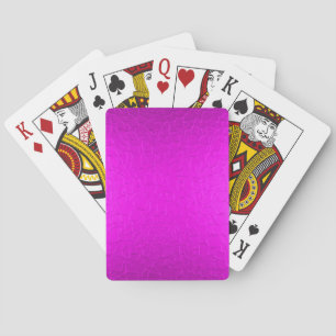 Jeu De Cartes Métal brillant et pourpre