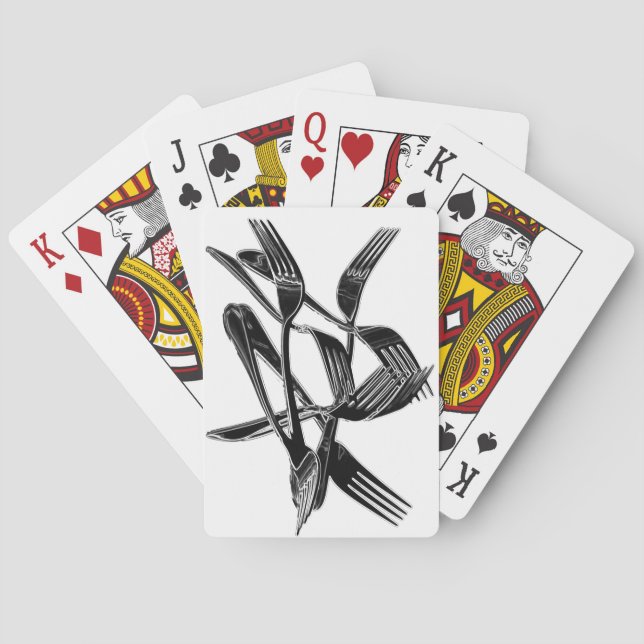 Jeu De Cartes Métallique (dos)