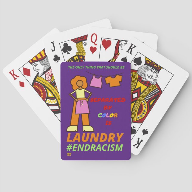 JEU DE CARTES "METTRE FIN AU RACISME" (dos)