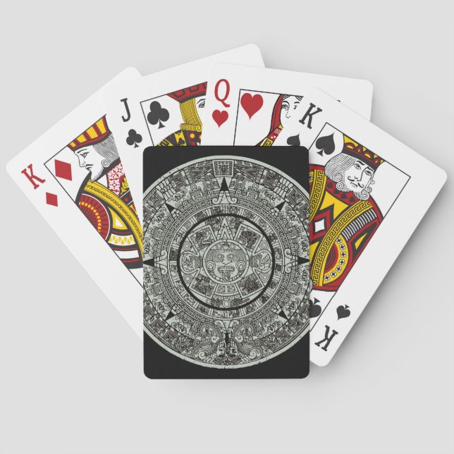 Jeu De Cartes Mexicaine Aztec Sun Stone Maya Calendrier 1 (dos)