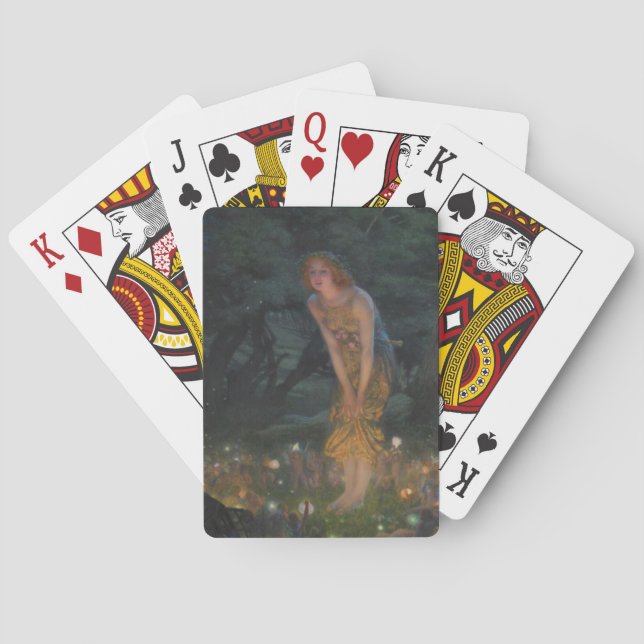 Jeu De Cartes Mi-été (par Edward Robert Hughes) (dos)