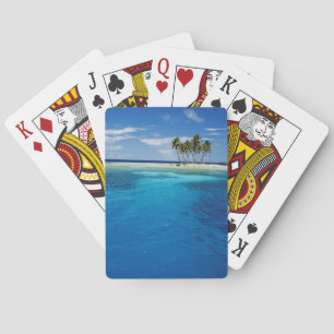 Jeu De Cartes Micronésie, Tonowas, Vue d'un tropical idyllique