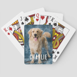 Jeu De Cartes Mignon animal personnalisé Labrador Retriever