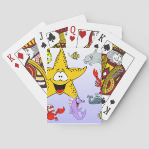 Jeu De Cartes Mignonne Cartoon Sea Creatures