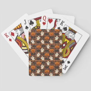 Jeu De Cartes Mignonne, en vichy halloween fantôme chauves-souri