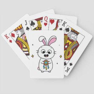 Jeu De Cartes Mignonne et drôle lapin
