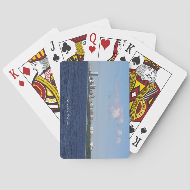 Jeu De Cartes Milwaukee Skyline jouer aux cartes (dos)