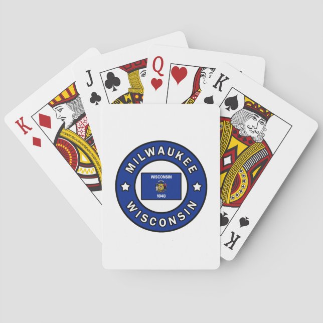 Jeu De Cartes Milwaukee Wisconsin (dos)