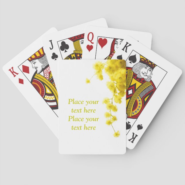 Jeu De Cartes Mimosa (dos)