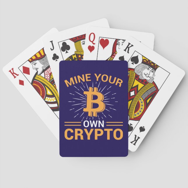 Jeu De Cartes Mine Your Own Crypto Bitcoin Mining, BTC  (dos)