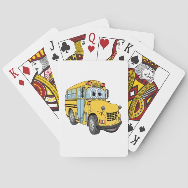 Jeu De Cartes Mini School Bus (dos)
