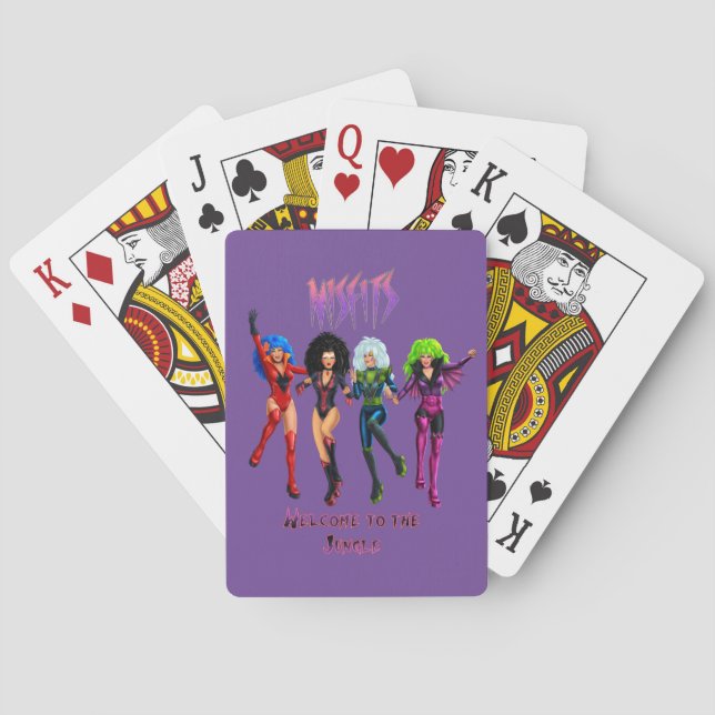 Jeu De Cartes Misfits - Welcome to the Jungle - card game (dos)