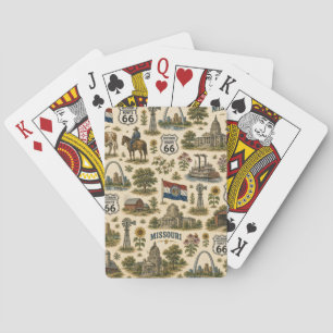 Jeu De Cartes Missouri Route 66 Porte Chanceuse