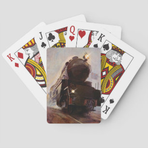 Jeu De Cartes Misty Soir Gare Moteur Jouer Cartes