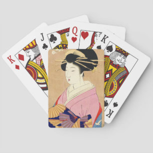 Jeu De Cartes Miyagawa Shuntei Oiran japonais ukiyo-e art