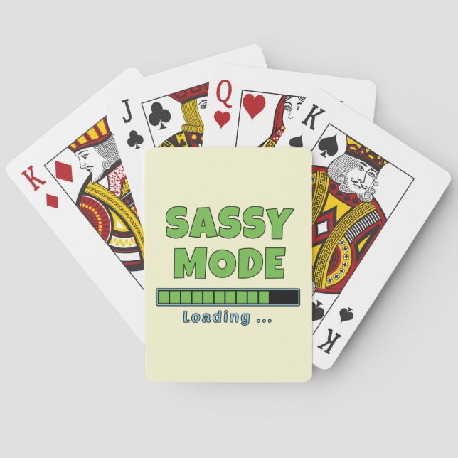 Jeu De Cartes Mode Sassy Chargement en cours… (dos)