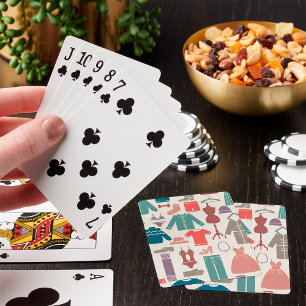 Jeu De Cartes Mode tendance Motif élégant Vêtements Graphique
