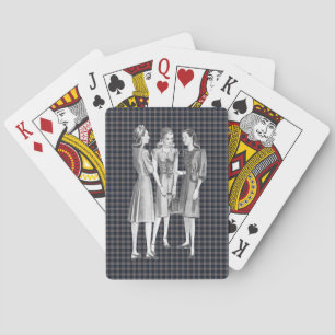 Jeu De Cartes Mode V2 BW vintage des années 1940