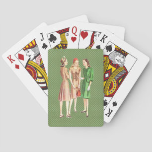 Jeu De Cartes Mode vintage des années 1940 V2