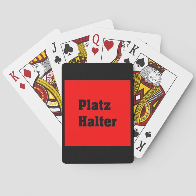 Jeu De Cartes modèle (dos)