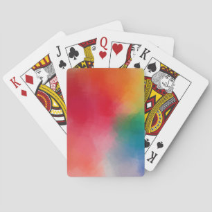 Jeu De Cartes Modèle Abstrait moderne coloré Personnalisé Élégan