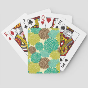 Jeu De Cartes Modèle floral