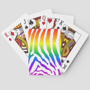 Jeu De Cartes Modèle Rainbow Zebra