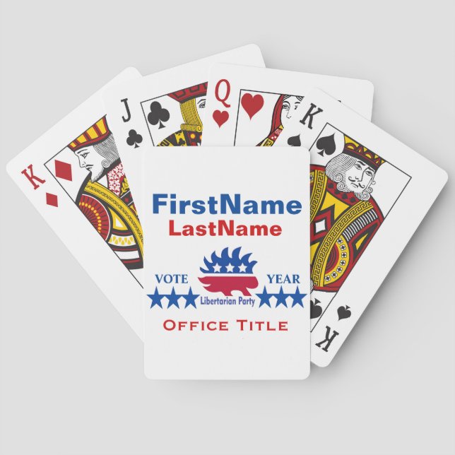 Jeu De Cartes Modèles libertaires de partie (dos)