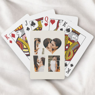 Jeu De Cartes Modern LOVE Heart Photo Instagram Saint Valentin