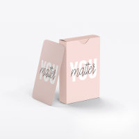 Moderne Pastel Rose Vous Comptez Inspiration Citat