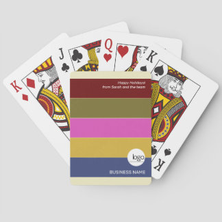 Jeu De Cartes MODERNE STRIPED Business COMPANY LOGO CLIENT CADEA