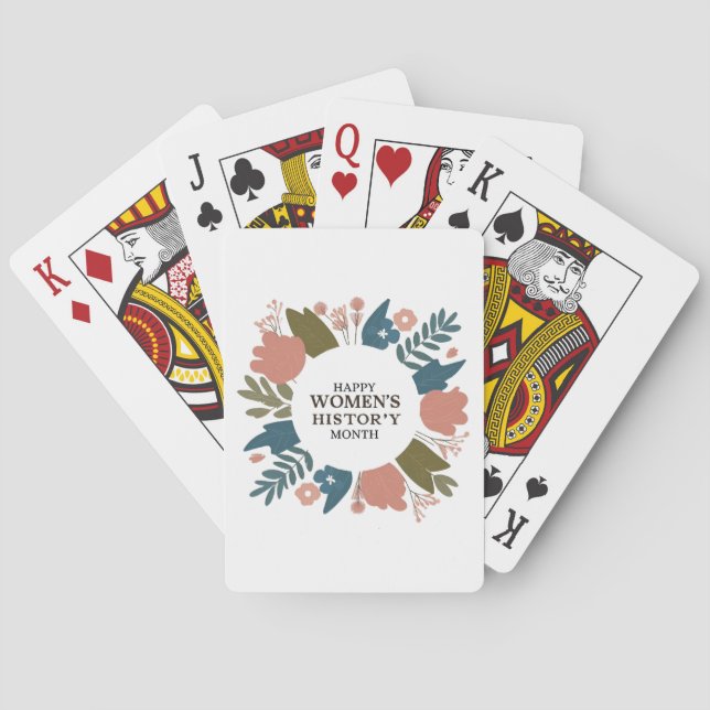 Jeu De Cartes Mois de l'histoire des femmes (dos)