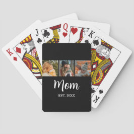 Jeu De Cartes Mom Established Modern Script Black 3 Photo