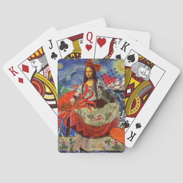 Jeu De Cartes Mona Lisa Fun Zodiaque Fantaisiste  (dos)