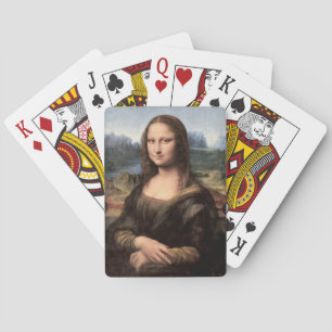Jeu De Cartes Mona Lisa Peinture Portrait