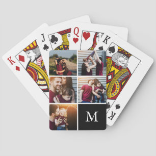 Jeu De Cartes Monogramme de bloc de couleur de 5 galeries de
