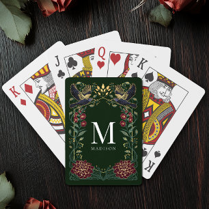 Jeu De Cartes Monogramme de levain gothique enchanté