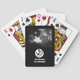 Jeu De Cartes Monogramme en silhouette de gène tacheté Pho
