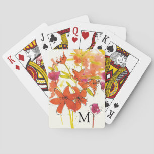 Jeu De Cartes Monogramme la prune de Patty