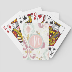 Jeu De Cartes Monogramme  Motif Soft Deco