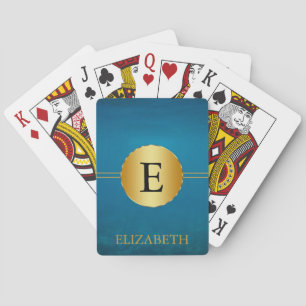 Jeu De Cartes Monogramme personnalisé
