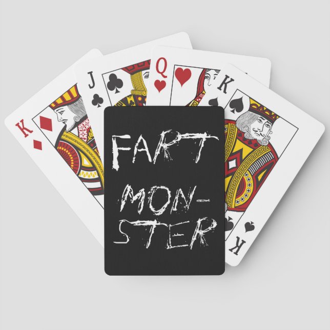 Jeu De Cartes Monstre de Farting (dos)