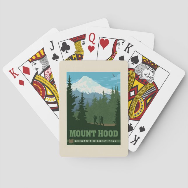 Jeu De Cartes Mont Hood | Oregon (dos)