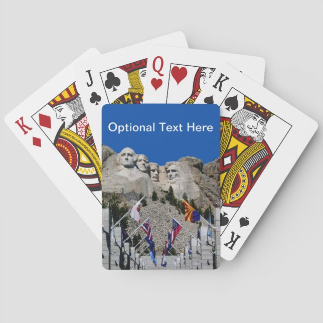 Jeu De Cartes Mont Rushmore Sud Dakota Souvenir (dos)