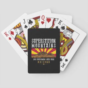 JEU DE CARTES MONTAGNES DE SUPERSTITION ARIZONA
