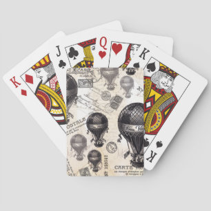 Jeu De Cartes montgolfières vintages